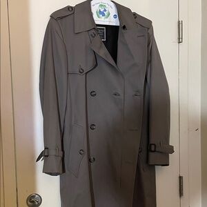 Dior Charcoal Trench Coat for Men